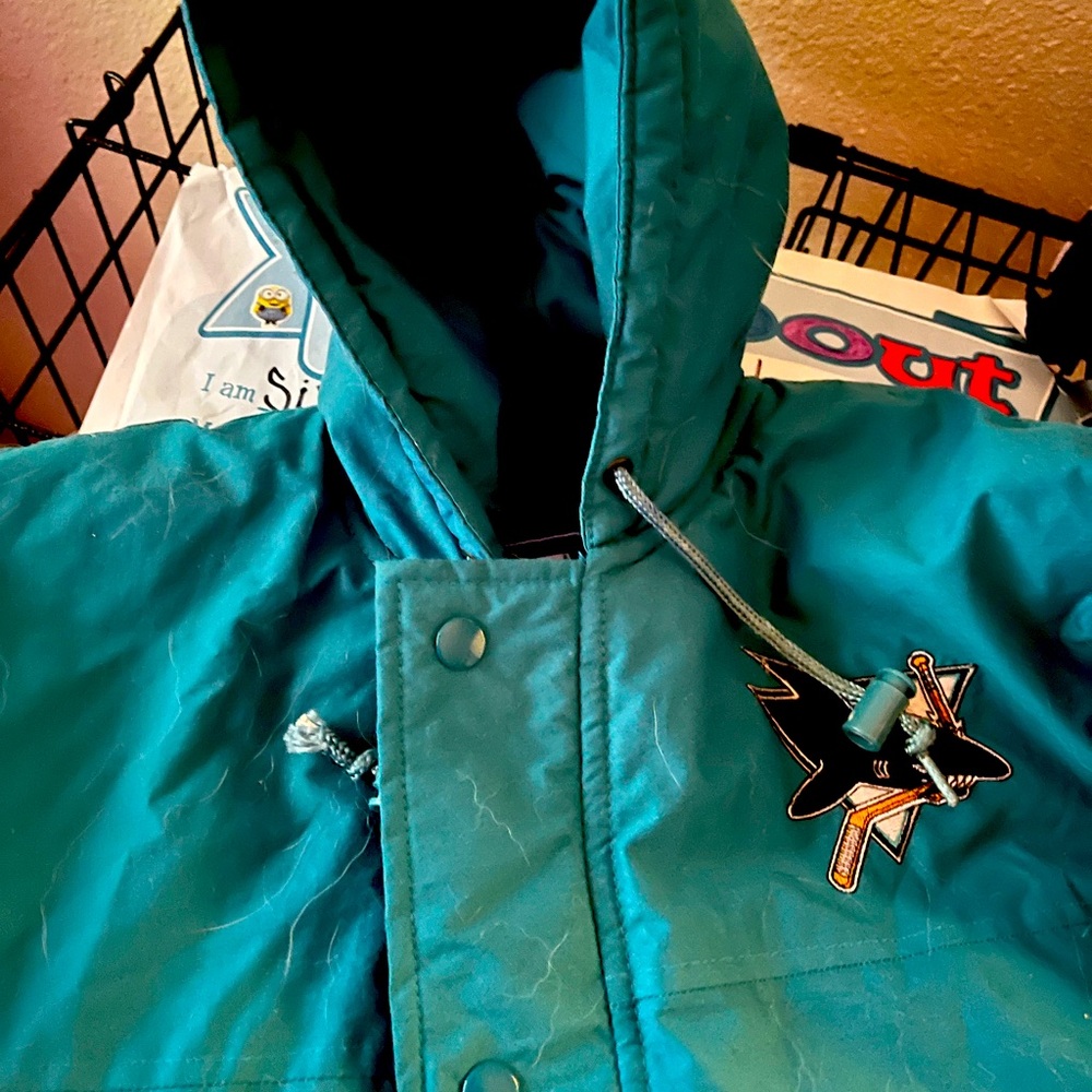 San Jose sharks retro starter jacket